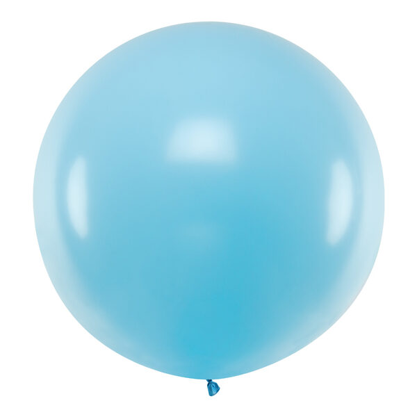 balon gigant jasnoniebieski pastelowy