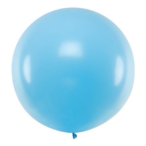 balony giganty błękitne pastelowe
